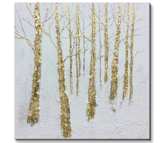 Golden Snag Oil Painting - Nordic Side - Oil Painting