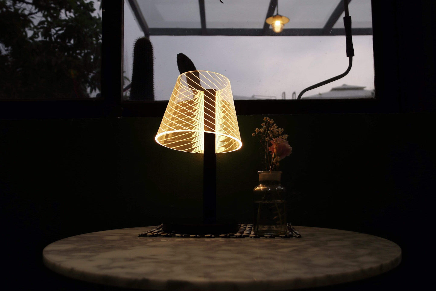 Light in Patterns - Nordic Side - lighting, table lamp