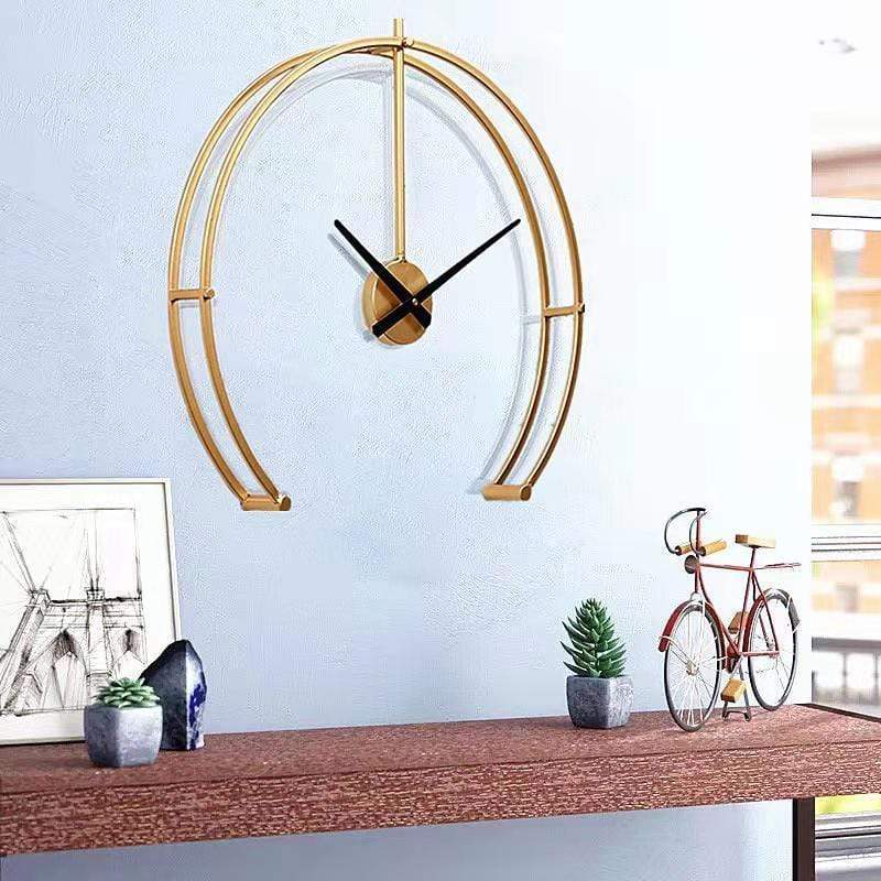 Golden Aurora - Nordic Side - Clock