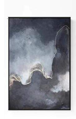 Hopeful Smoke Stretched Canvas - Nordic Side - Acrylic Image, Canvas Image