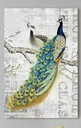 Afropavo Stretched Canvas - Nordic Side - Acrylic Image, best-selling, Canvas Image