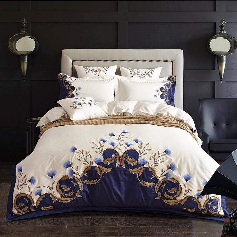 Constantine Royal Duvet Cover Set (Egyptian Cotton) - Nordic Side - Bed, Bedroom, Duvet