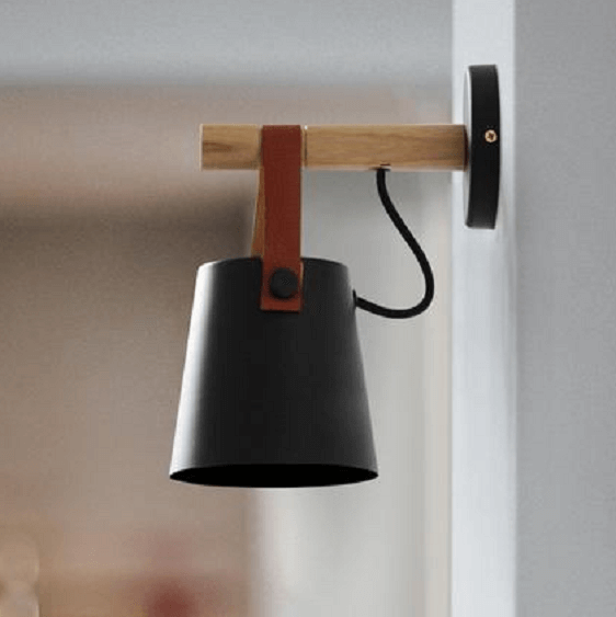 Wooden Lantern Nordic Hanging Wall Lamp - Nordic Side - architecture, arcitecture, art, artist, contemporaryart, decor, decoration, design, designer, designinspiration, edison, grey, home, ho