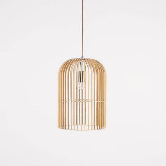 Wooden bird cage pendant light - Nordic Side - archidaily, archilovers, architecture, architecturelovers, architectureporn, art, artist, concrete, contemporaryart, decor, decoration, design, 