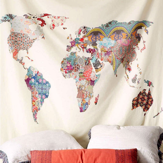 World Map Wall Cloth - Nordic Side - 