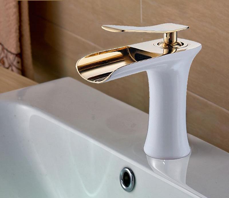 Waterfall Single Handle Basin Faucet - Nordic Side - 12-11, bathroom, bathroom-collection, bathroom-faucet, fab-faucets, faucet, feed-cl0-over-80-dollars, kitchen, kitchen-faucet, renovation,