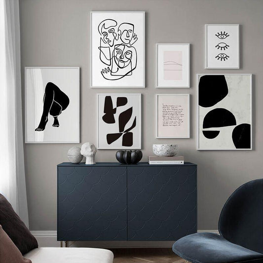 Bold Body Abstract Print Collection - Nordic Side - Art + Prints, not-hanger