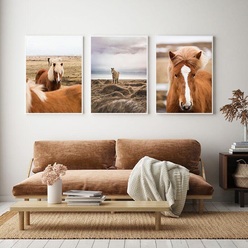 Wild Horse Print Collection - Nordic Side - Art + Prints, not-hanger