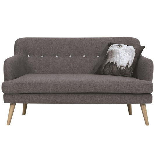 Exelero - Grey Loveseat 2 Seater Sofa