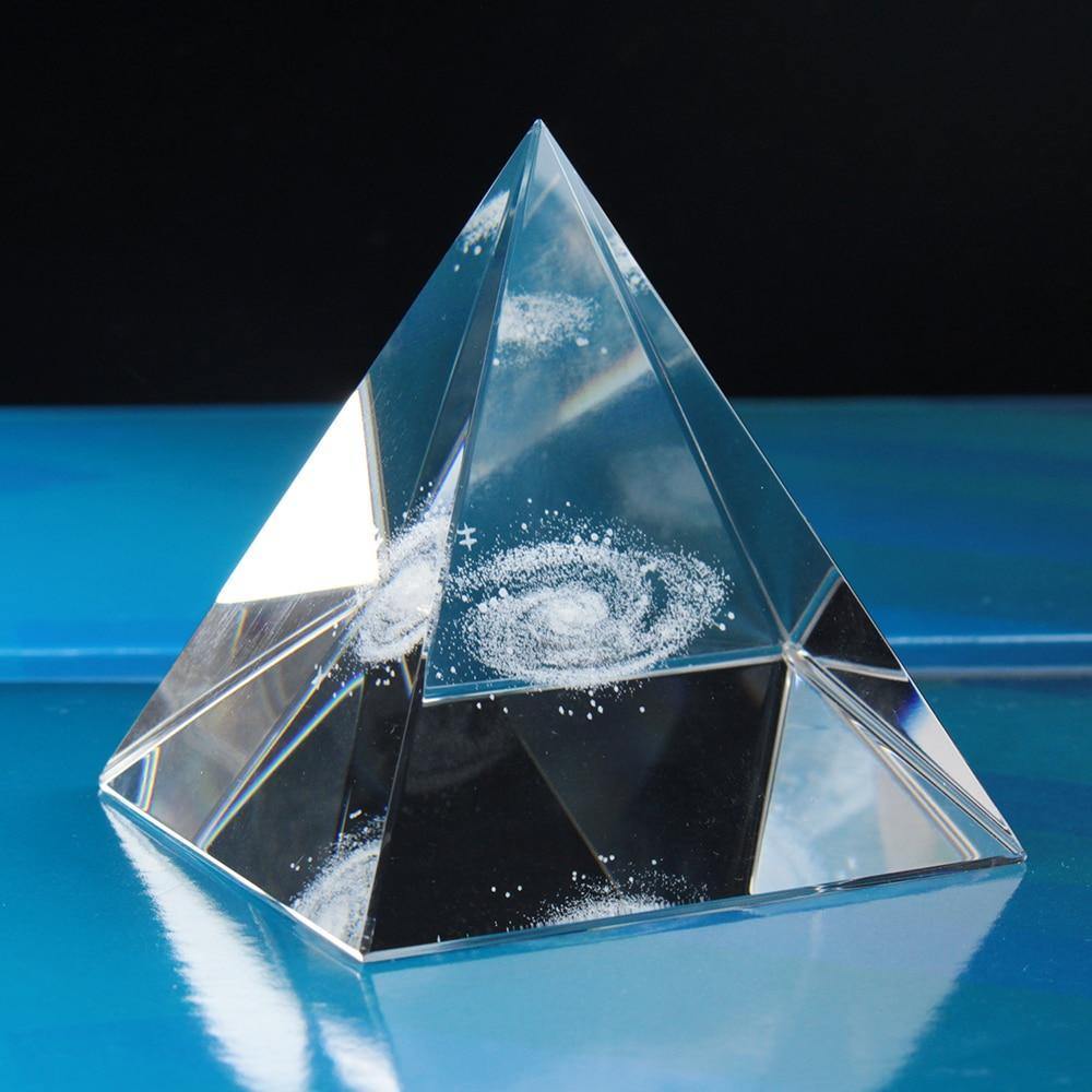 Crystal Galaxy Pyramid - Nordic Side - crystal, galaxy, pyramid