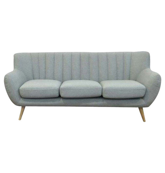 Lilly - 3-Seater Light Grey Sofa