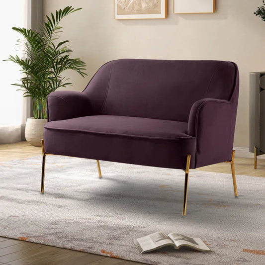 Delanee 43'' Upholstered Loveseat Sofa