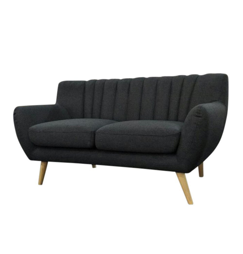 Lilly - 2-Seater Dark Grey Sofa - Nordic Side - 06-10, feed-cl0-over-80-dollars, feed-cl1-furniture, feed-cl1-sofa, gfurn, hide-if-international, modern-furniture, sofa, us-ship