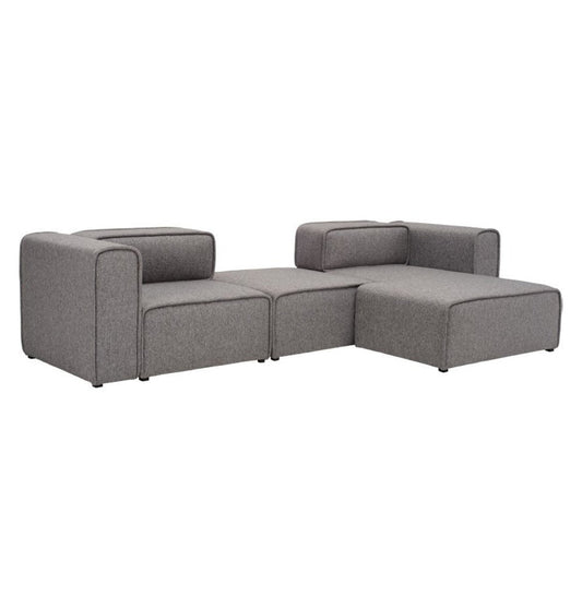 L-Shaped 3 Seater Left Sectional Modern Sofa - Nordic Side - 06-01, feed-cl0-over-80-dollars, feed-cl1-furniture, feed-cl1-sofa, gfurn, hide-if-international, modern-furniture, sofa, us-ship