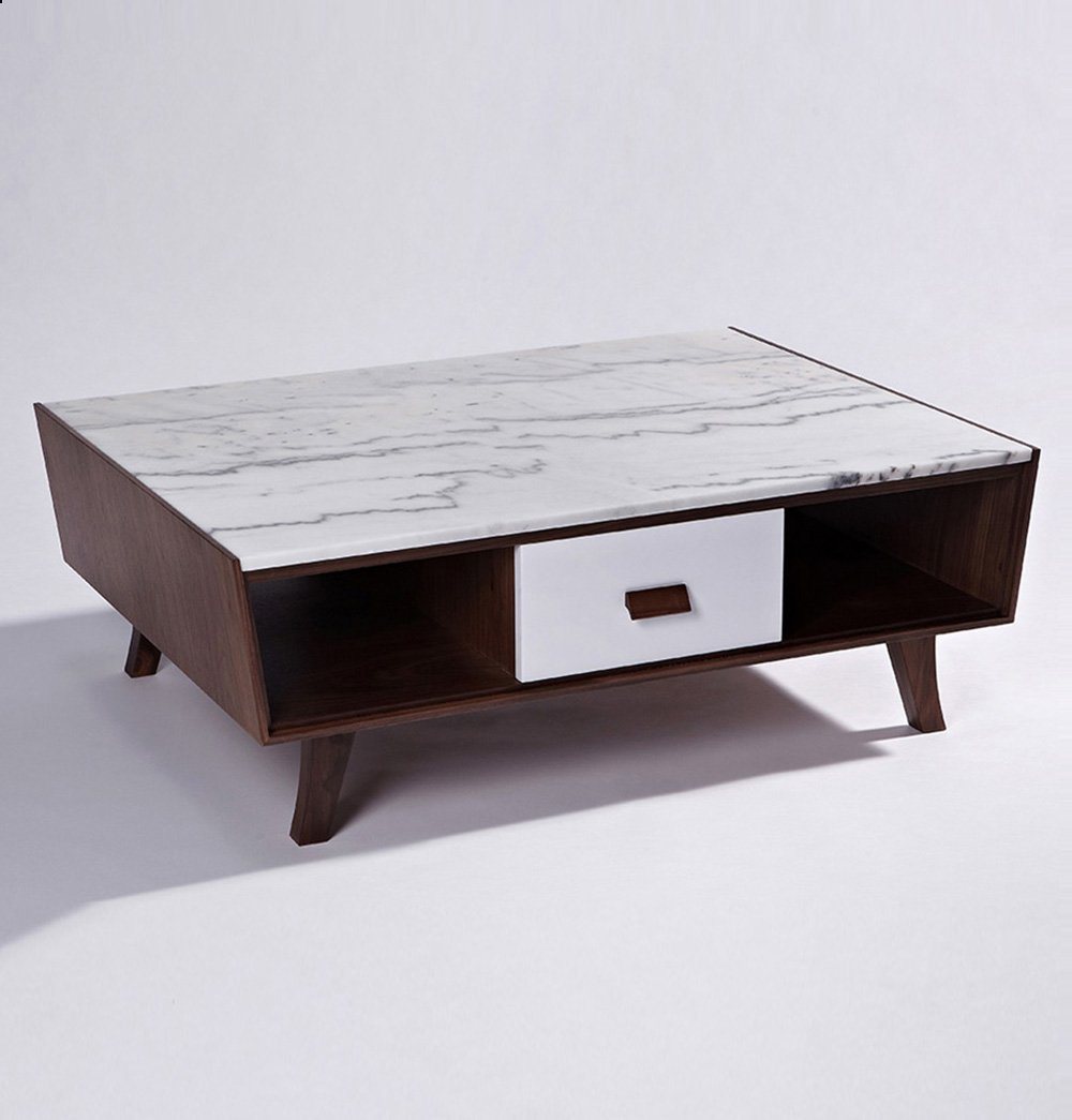 Vera - Wood & Marble Coffee Table - Nordic Side - 05-27, feed-cl0-over-80-dollars, feed-cl1-furniture, gfurn, hide-if-international, modern-furniture, us-ship