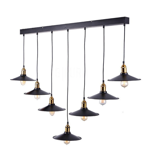 Factory - 7 Cord Cluster Industrial Pendant Chandelier - Nordic Side - 05-26, feed-cl1-lights-over-80-dollars, gfurn, hide-if-international, us-ship