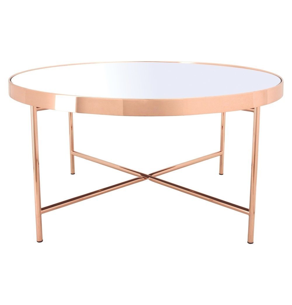 Xander - Mirror Top Round Coffee Table - Nordic Side - 05-27, feed-cl0-over-80-dollars, feed-cl1-furniture, gfurn, hide-if-international, modern-furniture, us-ship
