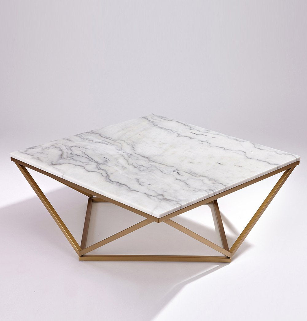 Celeste - Marble Top Abstract Coffee Table