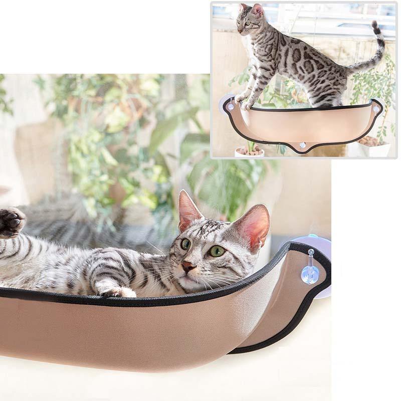 Furwell™ Cat Window Hammock Perch - Nordic Side - pets