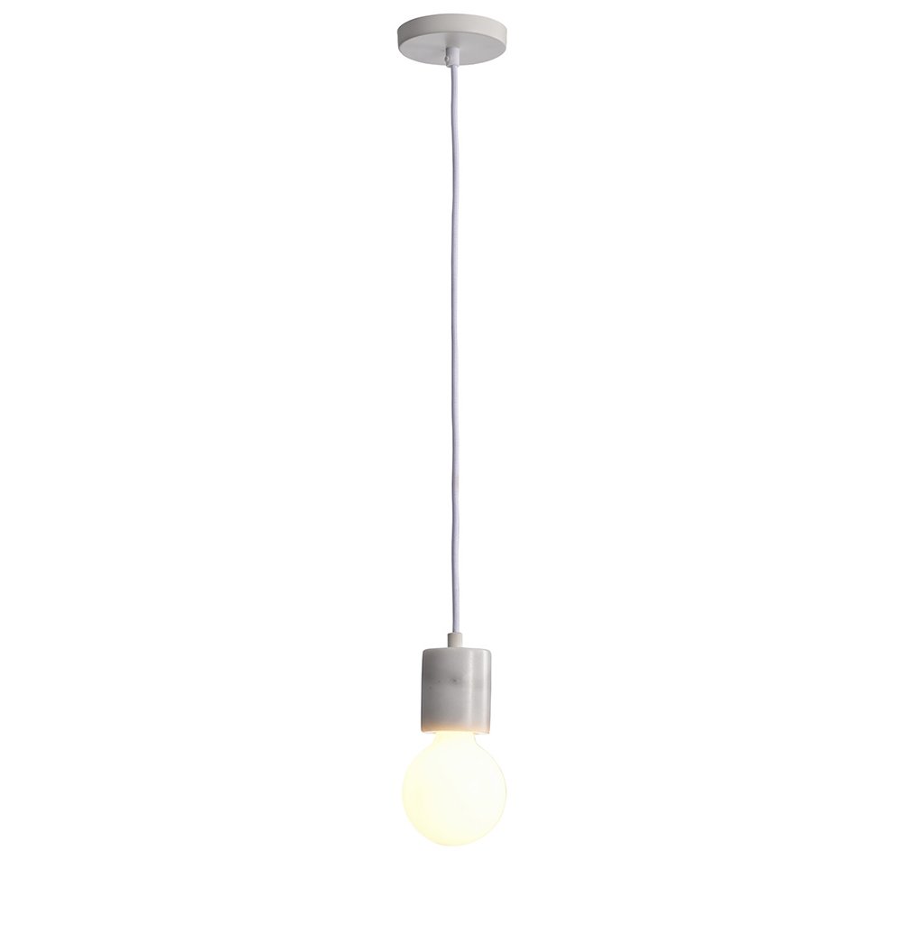 Marble - Bare Single Pendant Lamp - Nordic Side - 06-04, feed-cl1-lights-over-80-dollars, gfurn, hide-if-international, us-ship