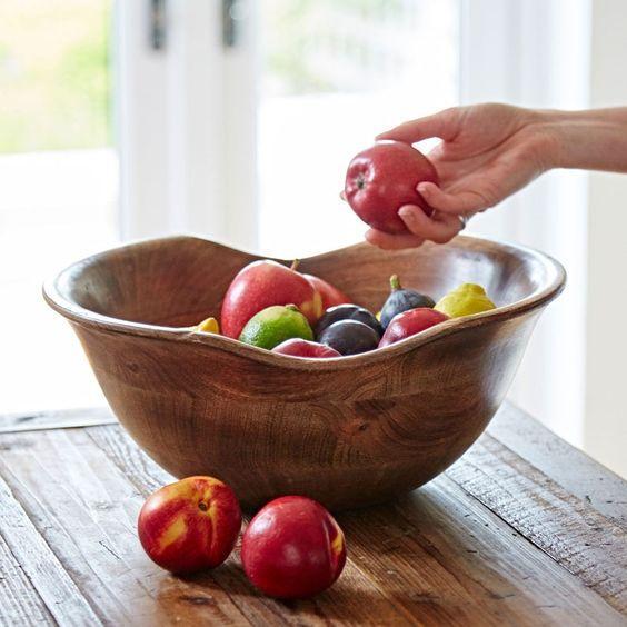 Handmade Rustic Wooden Decor Bowl - alohaboho Collection