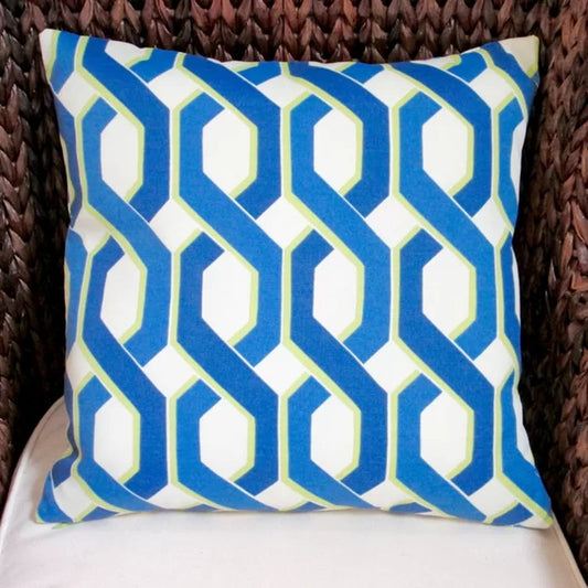 Geometric Modern Indoor/Outdoor Throw Pillow