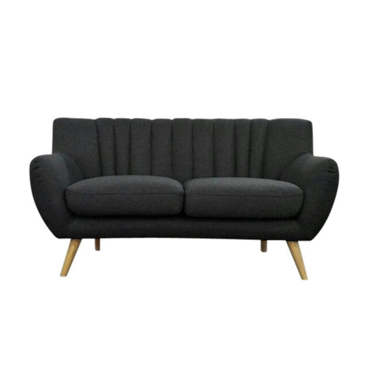Lilly - 2-Seater Dark Grey Sofa