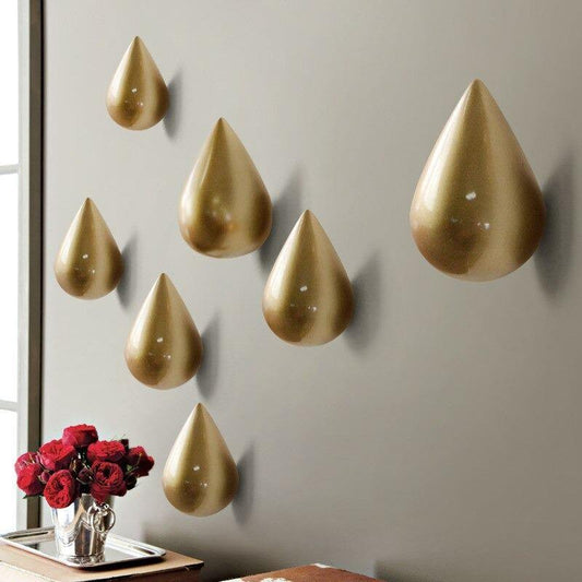 Tear Drop Wall Decorations (Pair) - Nordic Side - decoration, drop, pair, tear, wall