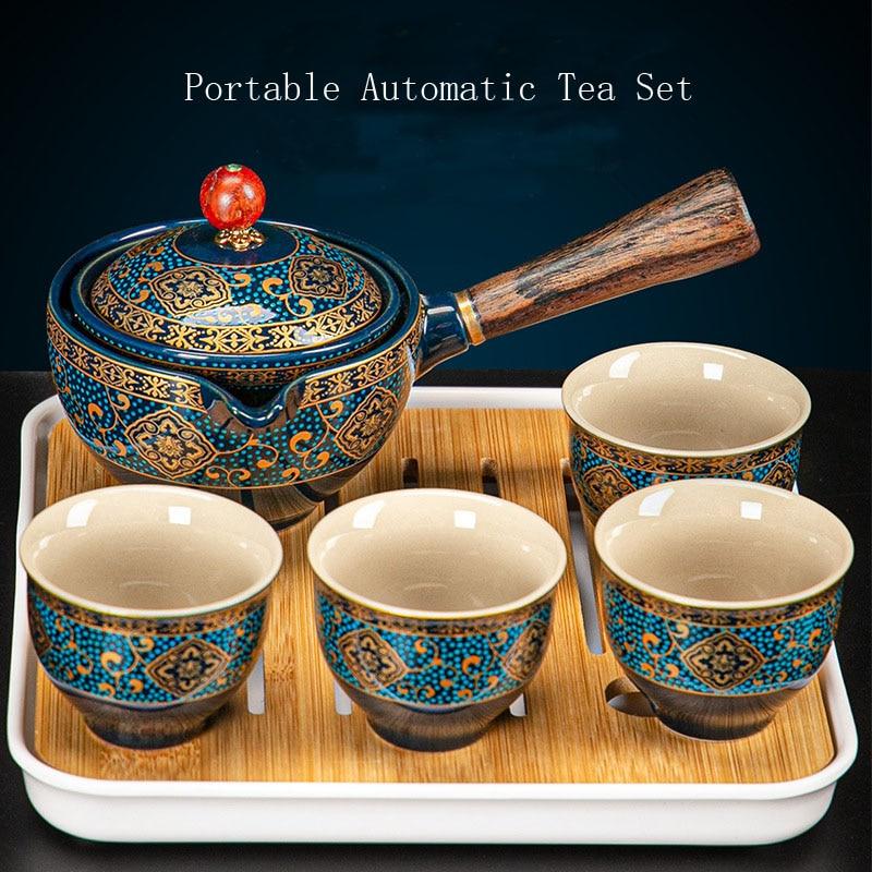 Gongfu Kung Fu Ceramic Teapot Set