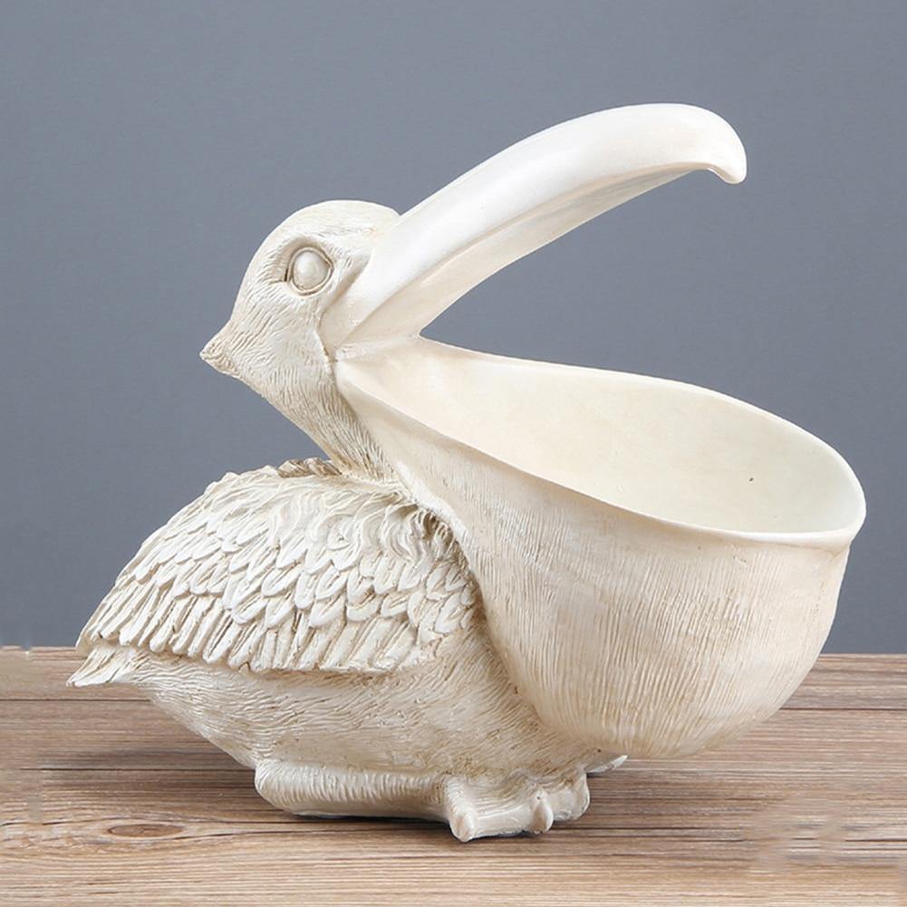 Pelican Storage Figurine - Nordic Side - holder, pelican
