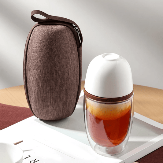 Ifeoma - Creative Portable Ceramic Tea Set - Nordic Side - 