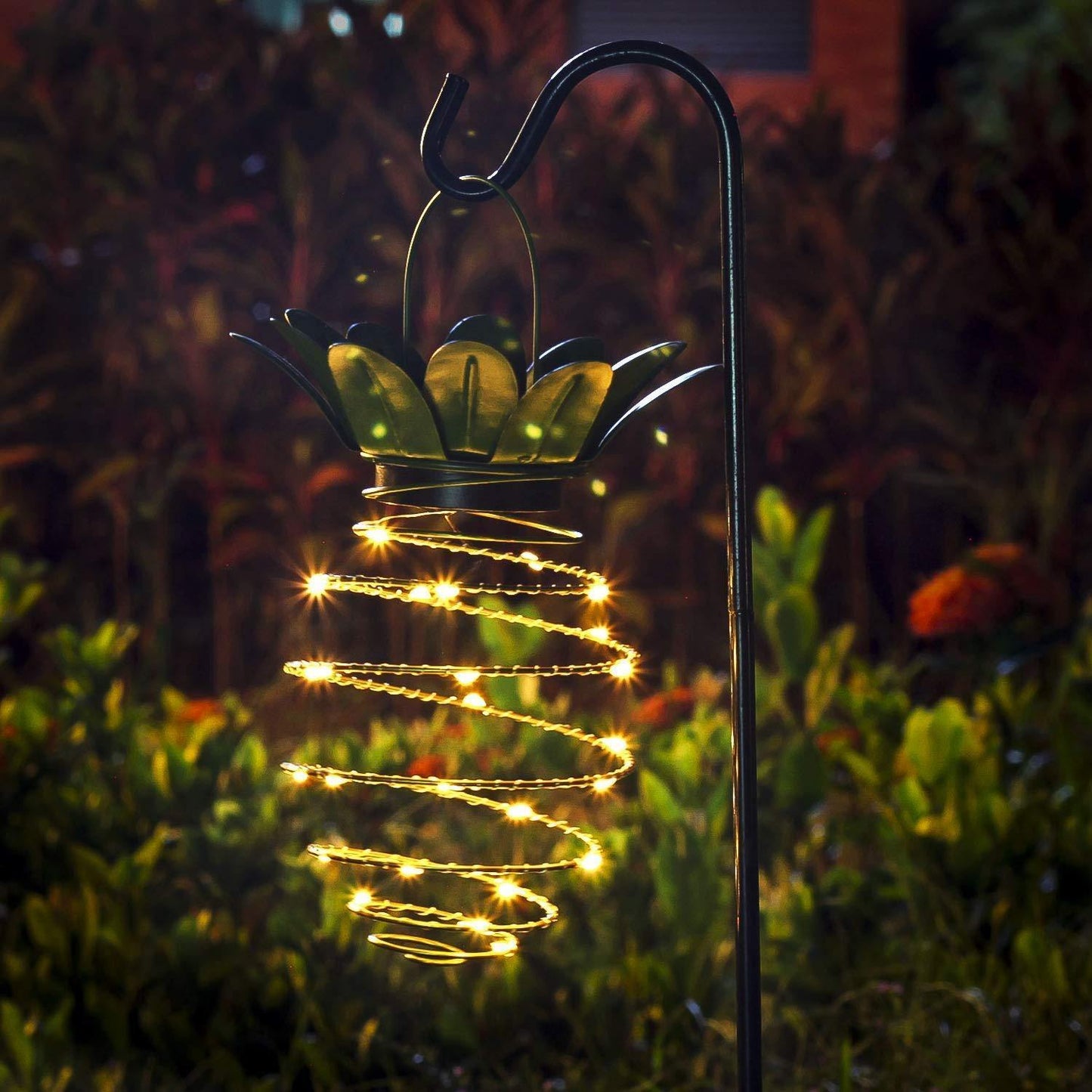 Solar Pineapple Lamp (Set of 2) - Nordic Side - lamp, pineapple