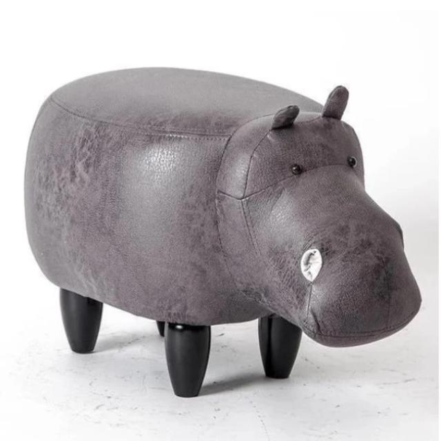 Dondi - Beautiful Hippo Storage Stool - Nordic Side - OTHERS & GIFTS