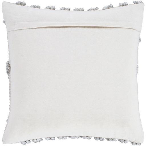 Khaki Gray Boho Pillow - Nordic Side - 