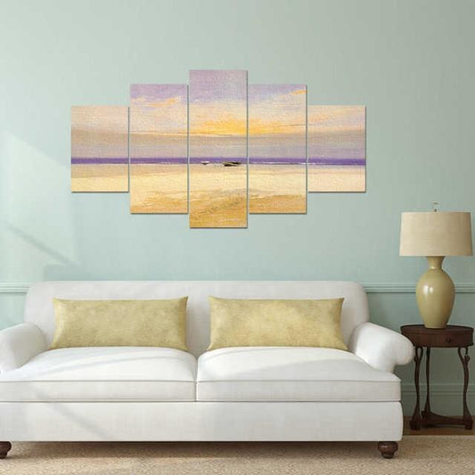 Sunset Amore Stretched Canvas - Nordic Side - 5 Piece, Acrylic Image, canvas art, Canvas Image, spo-enabled