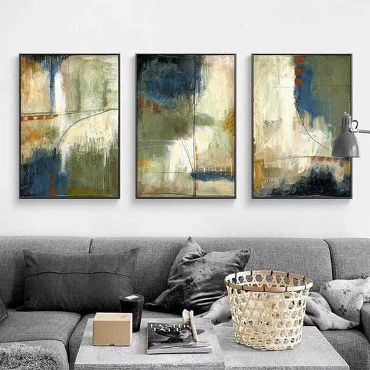 Artiblue Stretched Canvas - Nordic Side - 3 piece, Acrylic Image, canvas art, Canvas Image, spo-enabled