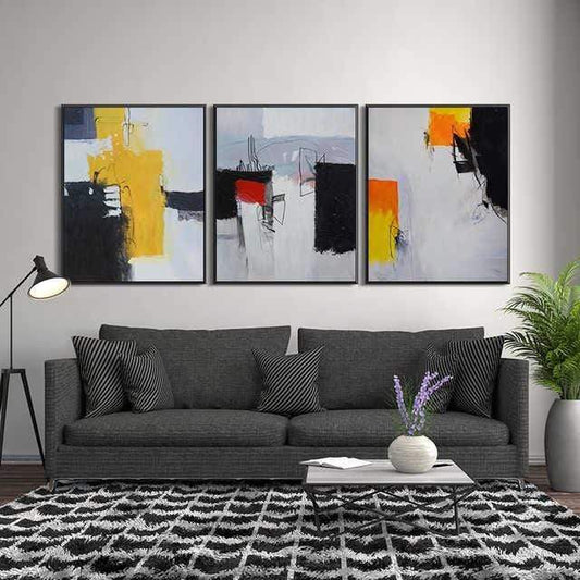 Zone In Stretched Canvas - Nordic Side - 3 piece, Acrylic Image, canvas art, Canvas Image, spo-enabled