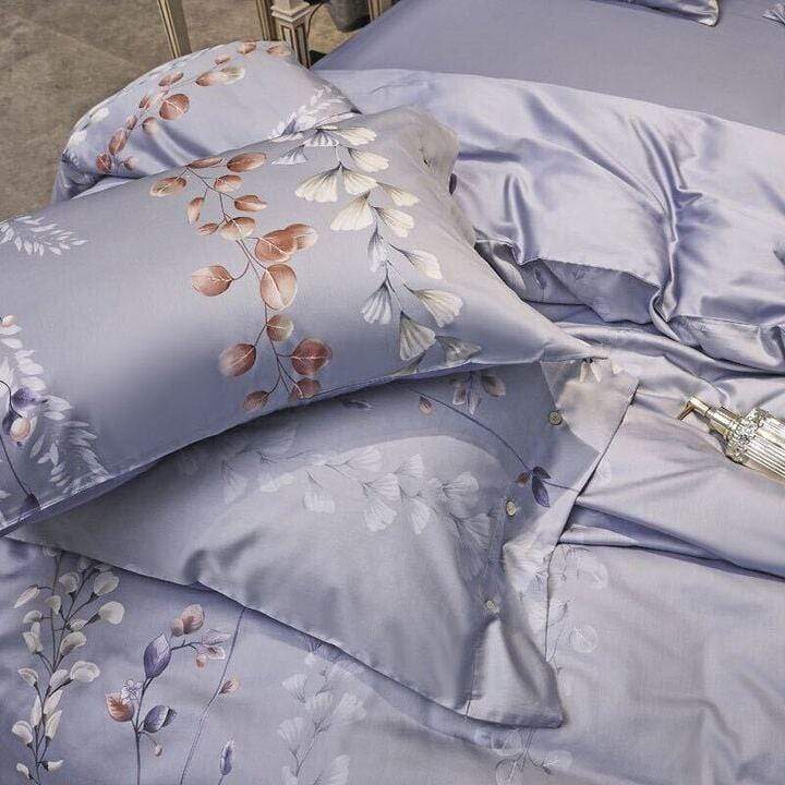 Dainty Leaf Duvet Cover Set - Nordic Side - bed, bedding, spo-disabled