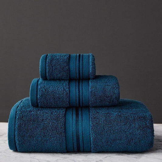 LuxeBath™ Premium Egyptian Cotton Towels - Nordic Side - 