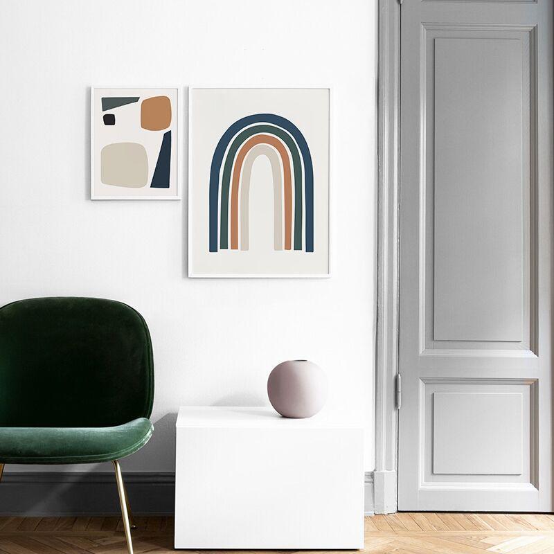Primary Abstract Print Collection - Nordic Side - Art + Prints, not-hanger
