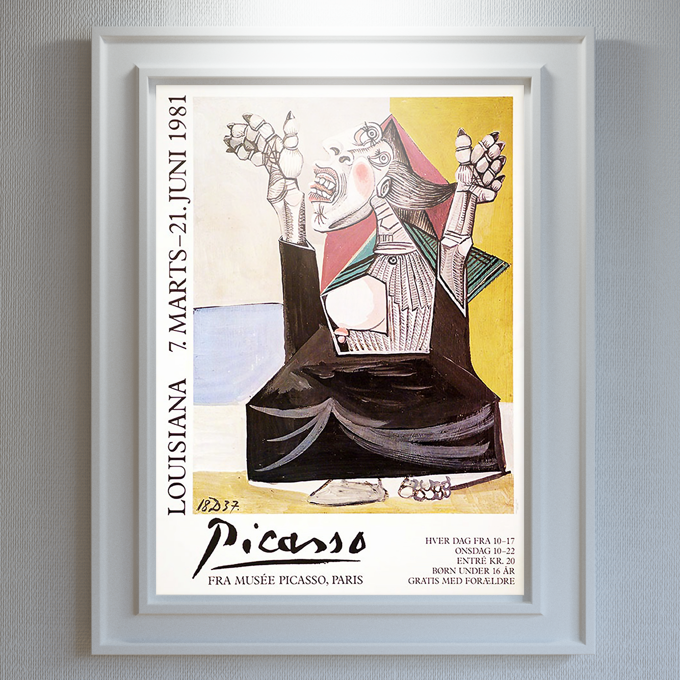 Picasso Exhibition Poster (Vintage Louisiana Edition) - Nordic Side - 