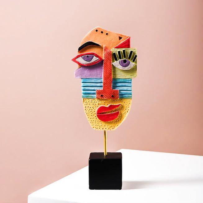 Picasso Abstract Face Statuettes - Nordic Side - 