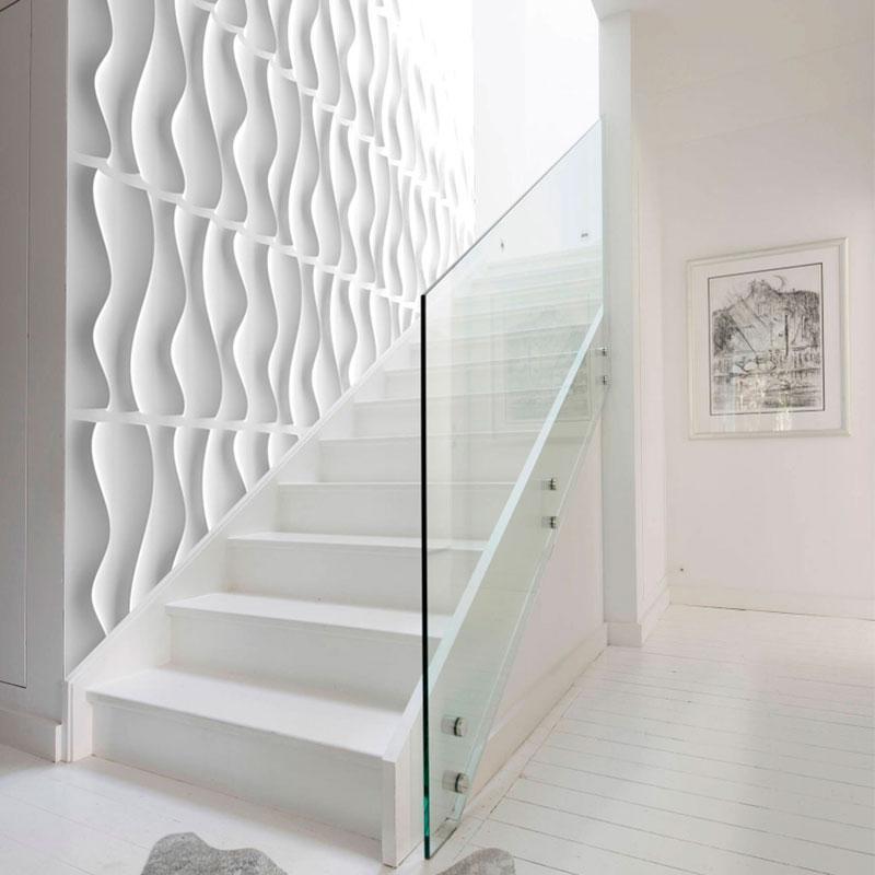 Waves: Nordvian 3D Wall Panel Form - 12-unit Box - Nordic Side - Wall, Walls