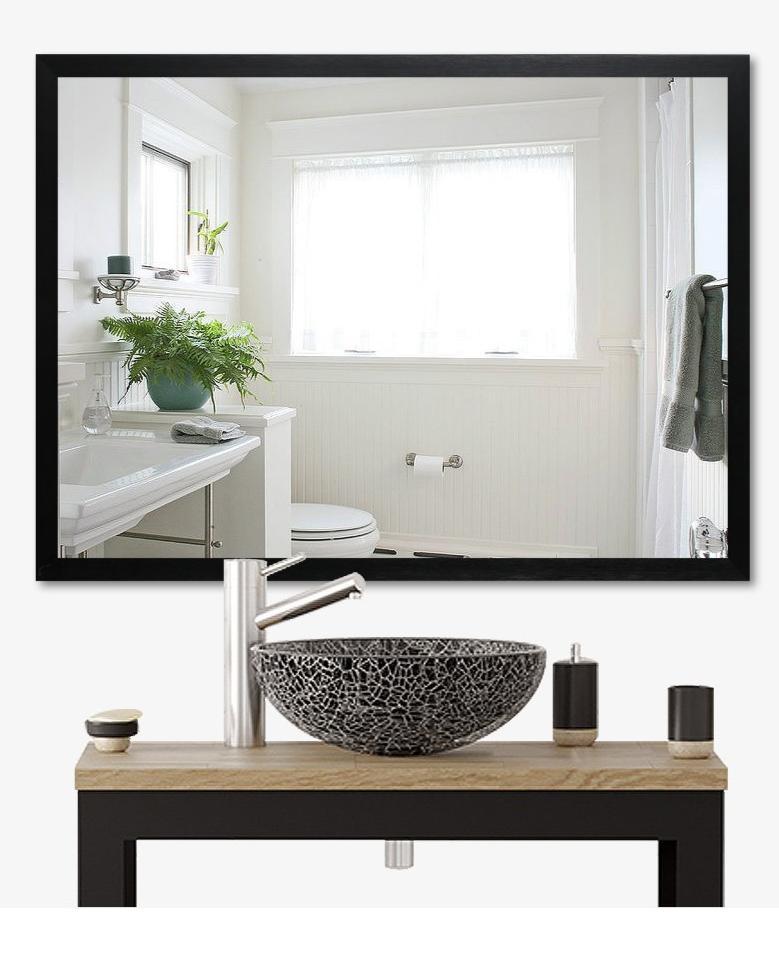 Vidalia - Rectangular Color Frame Mirror - Nordic Side - 07-09, bathroom-collection, feed-cl0-over-80-dollars