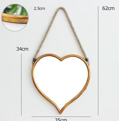 Petunia - Heart Hanging Mirror - Nordic Side - 07-08, bathroom-collection, feed-cl0-over-80-dollars