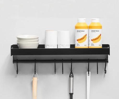 Decima - Modern Aluminum Kitchen Shelf - Nordic Side - modern-pieces