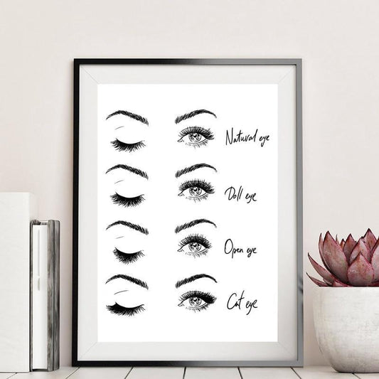 Eye Type Wall Art - Nordic Side - 