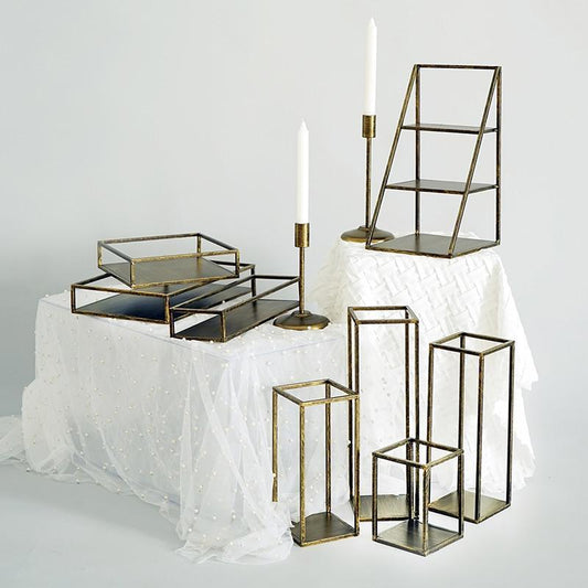 Vintage & Rusty Gold Stand - Nordic Side - 