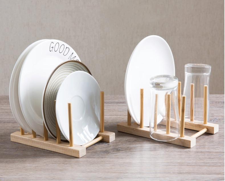 Light Bamboo Dish Rack - Nordic Side - 