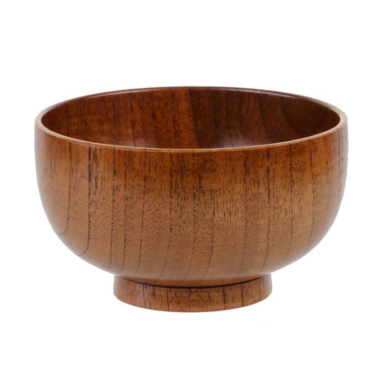 Wooden Bowl Japanese Style - Nordic Side - dining, kitchen